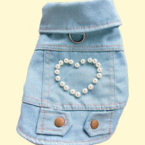 chaqueta jean corazon